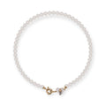 Pearl Heart Design Pendant Choker Necklace Gold & Silver (2 Colors)