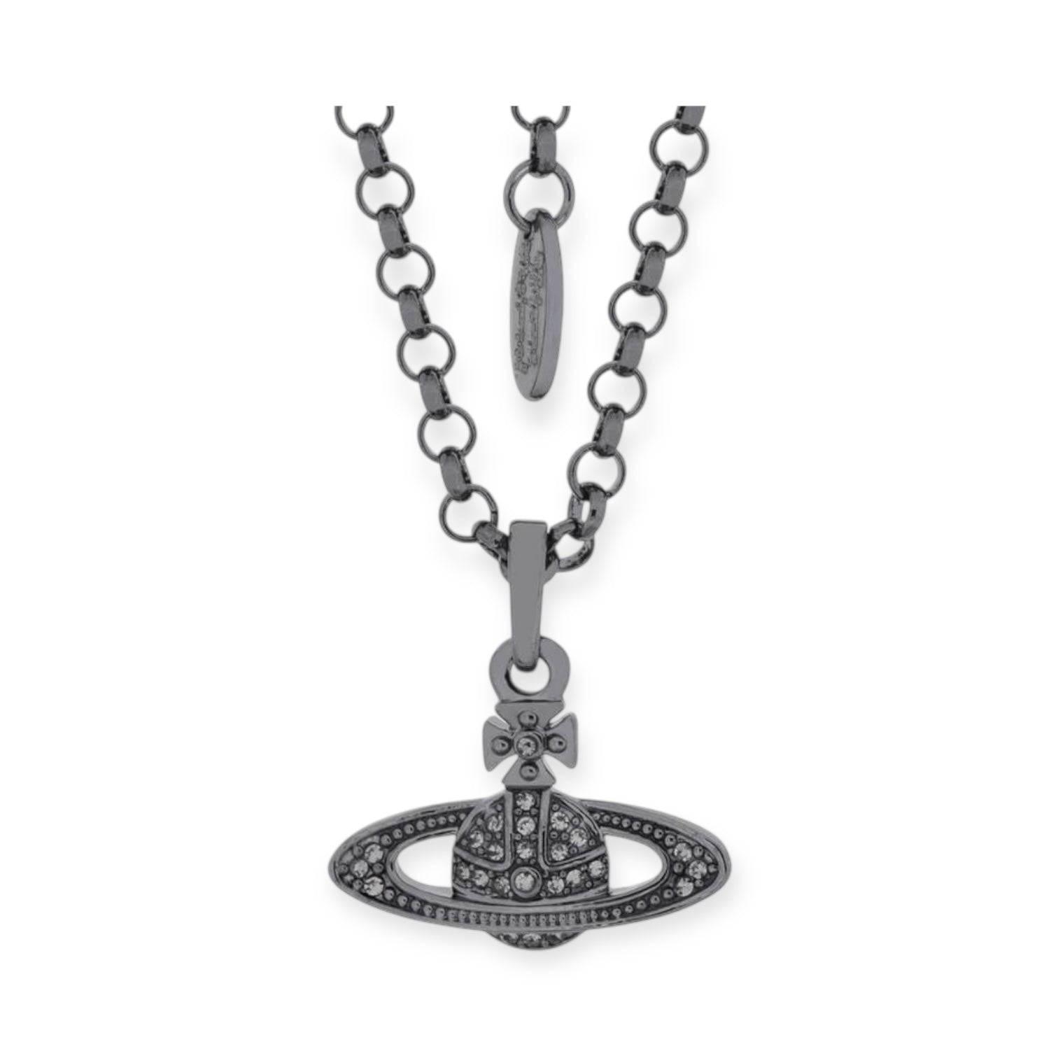 Mini Gem Studded Planet Orb Pendant Necklace *5 Colors*