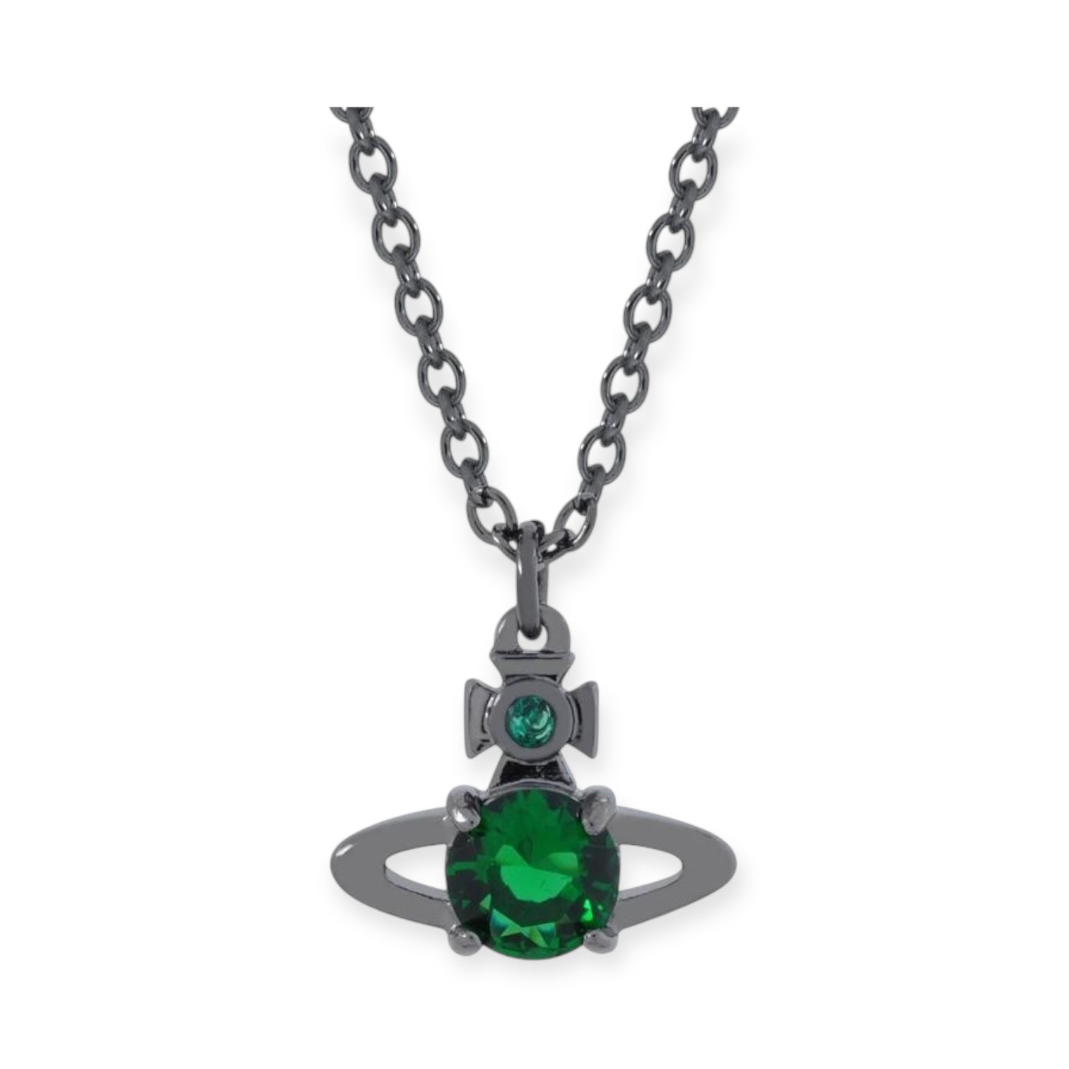 Mini Gem Stud Orb Pendant Necklace (5 Colors)