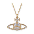 Large Gem Studded Encrusted Orb Pendant Necklace (3 colors)