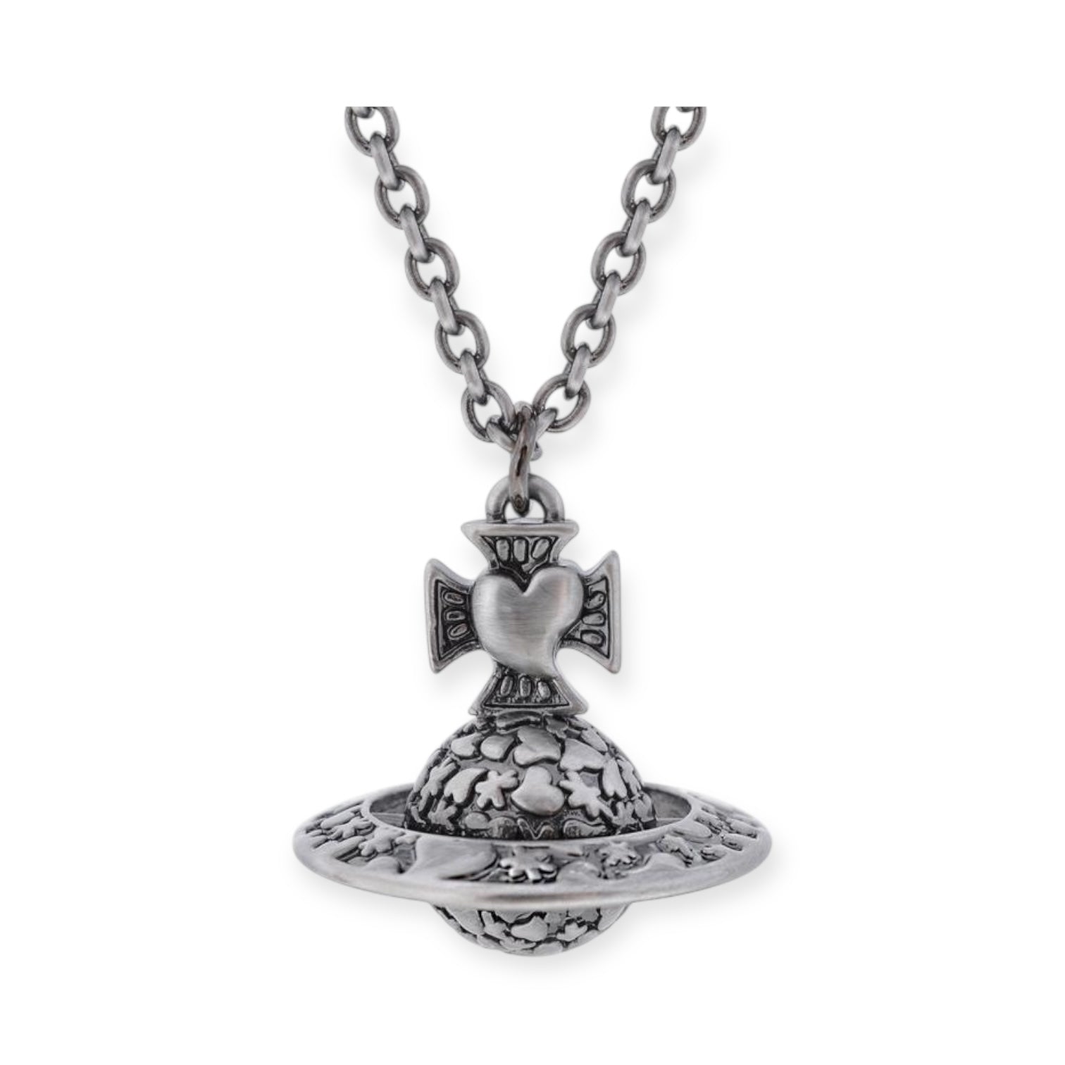 Graffiti Pattern Orb Pendant Necklace (4 Colors)