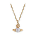 Mini Pearl Orb Pendant Necklace Gold & Silver (2 Colors)