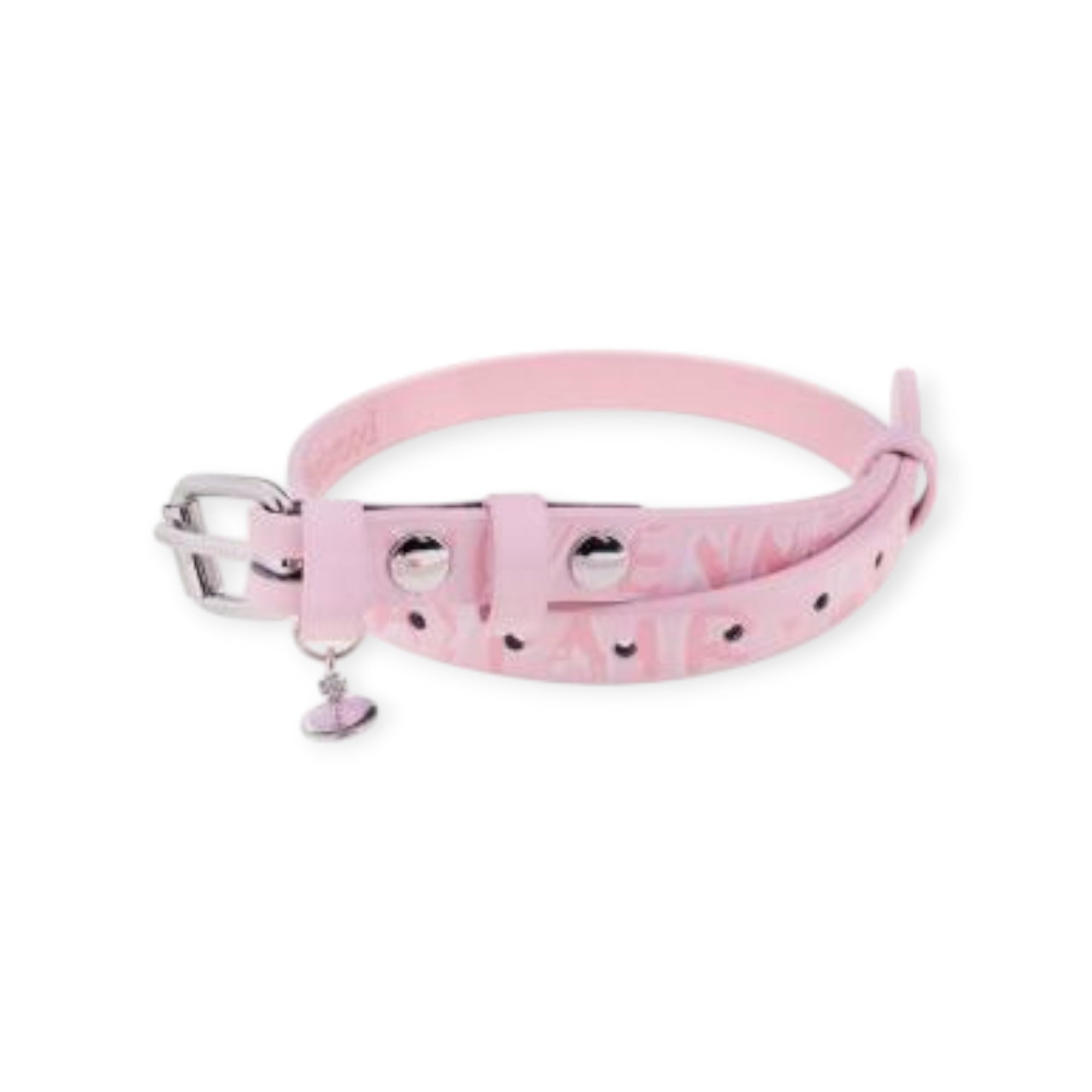 Statement Orb Design Leather Belt Choker Necklace / Bracelet (5 Colors)