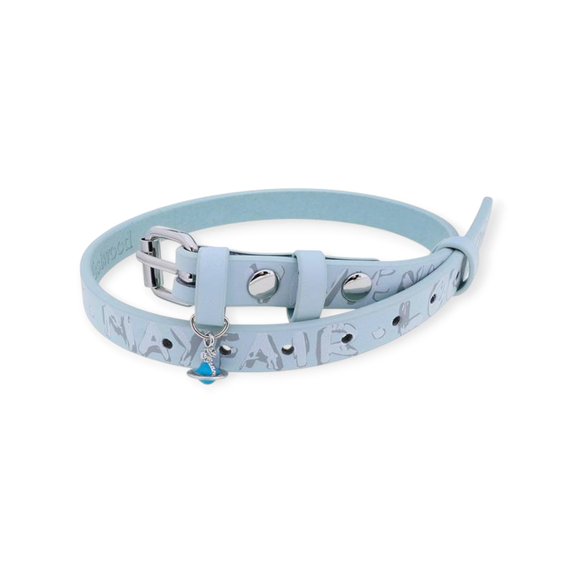 Statement Orb Design Leather Belt Choker Necklace / Bracelet (5 Colors)