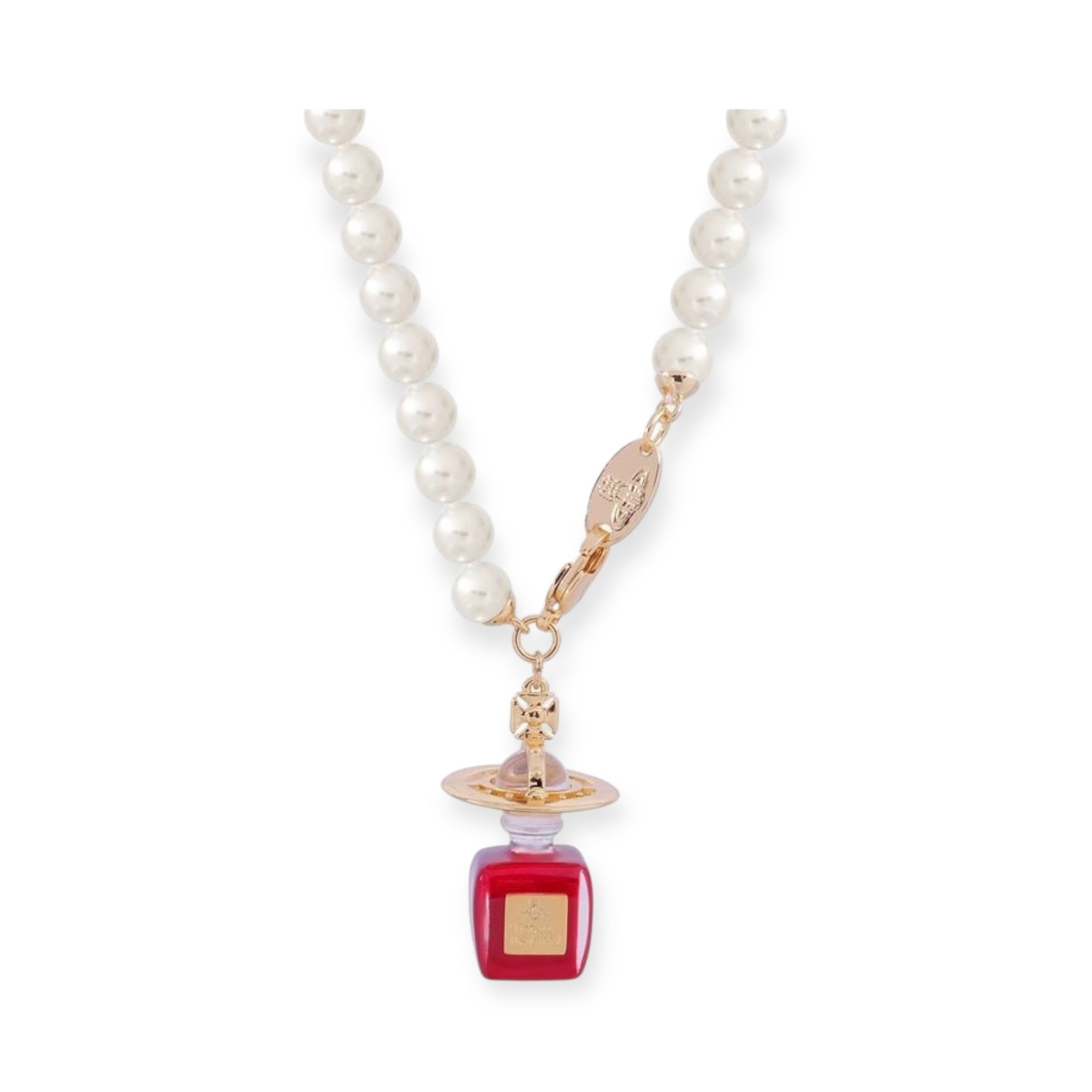Perfume Design Orb Pendant Necklace (3 Colors & 2 Chain Types)