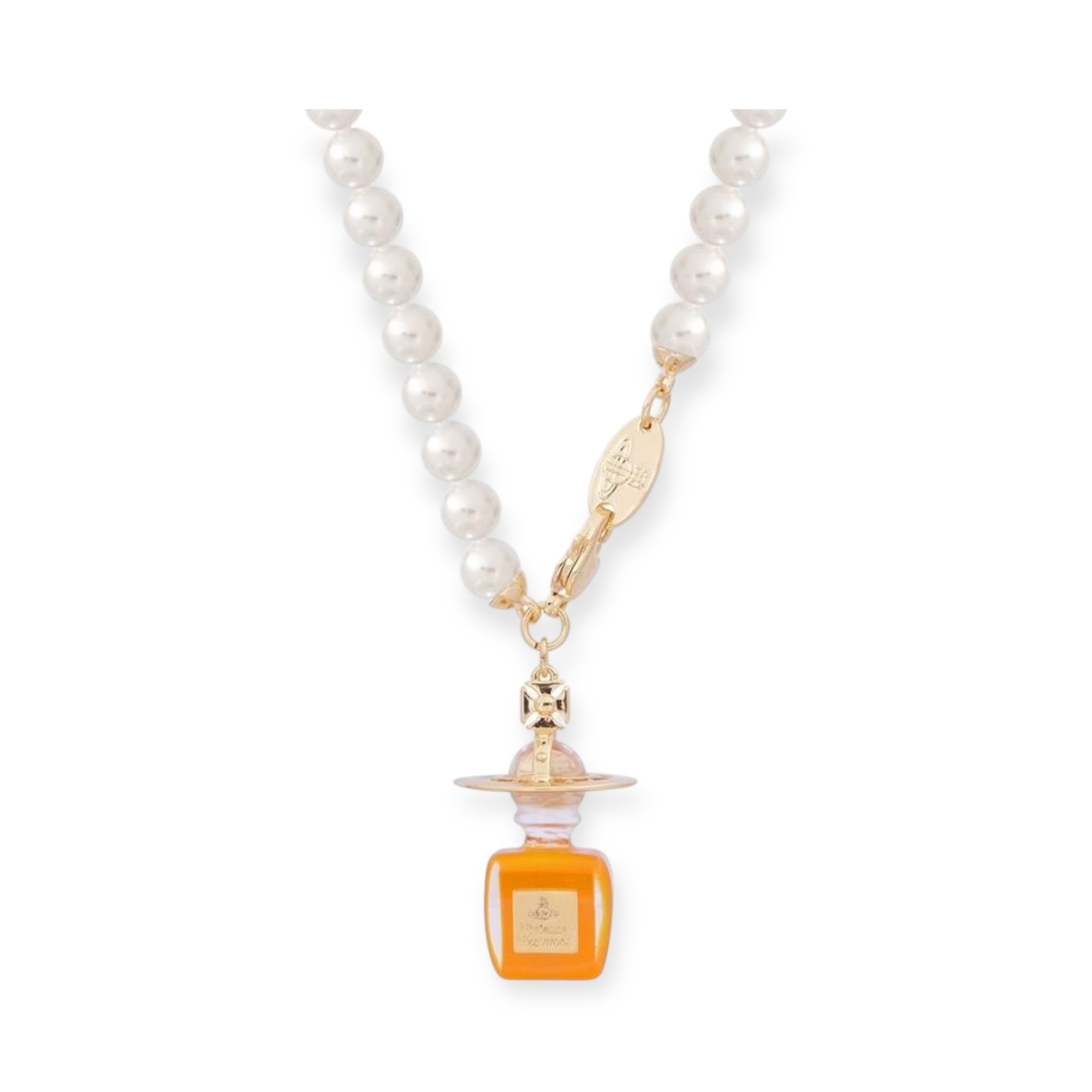 Perfume Design Orb Pendant Necklace (3 Colors & 2 Chain Types)