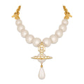 Nana Pearl Jumbo Necklace (Gold & Black)