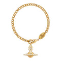 Nana Mini Glass Orb Bracelet (Gold & Black)