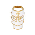 Nana Detail Armour Armor Ring (Gold & Black)