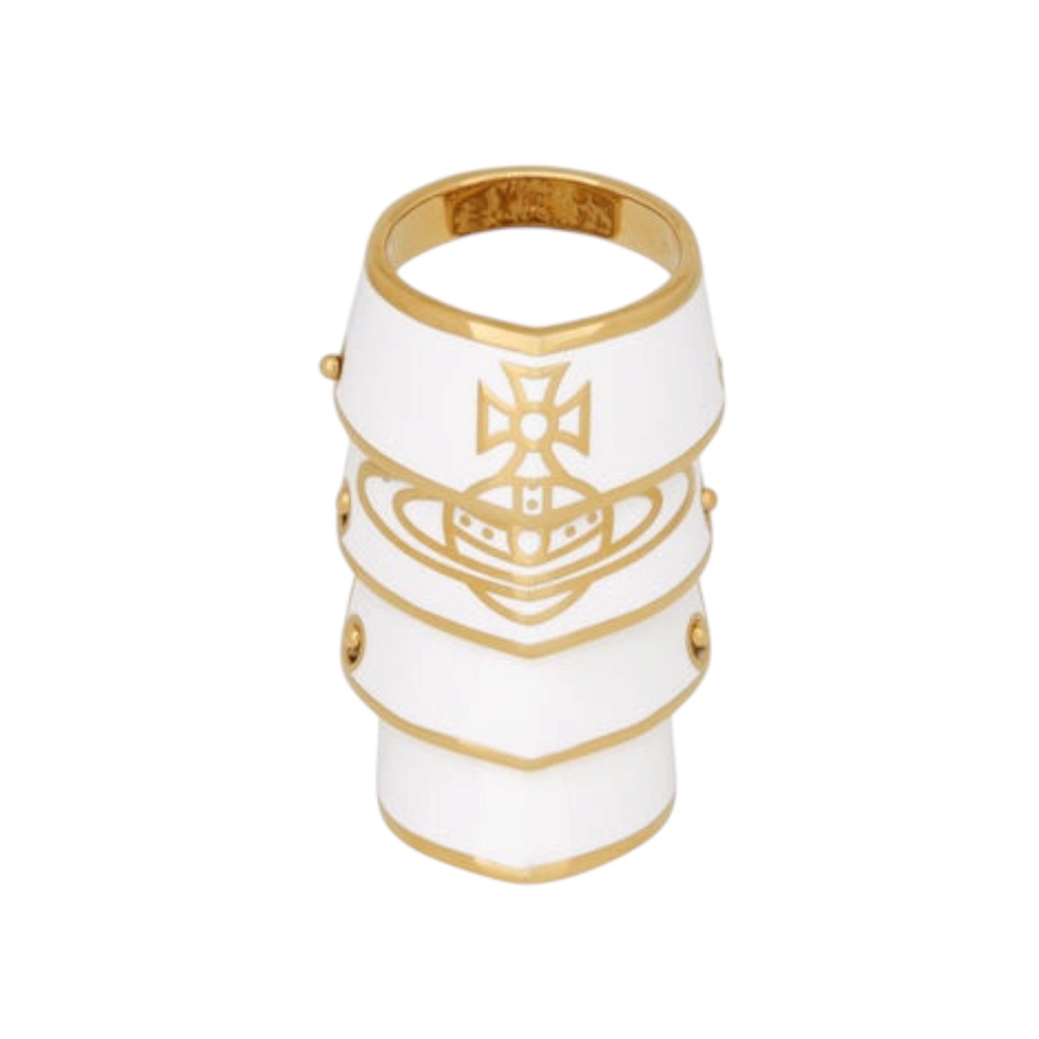 Nana Detail Armour Armor Ring (Gold & Black)