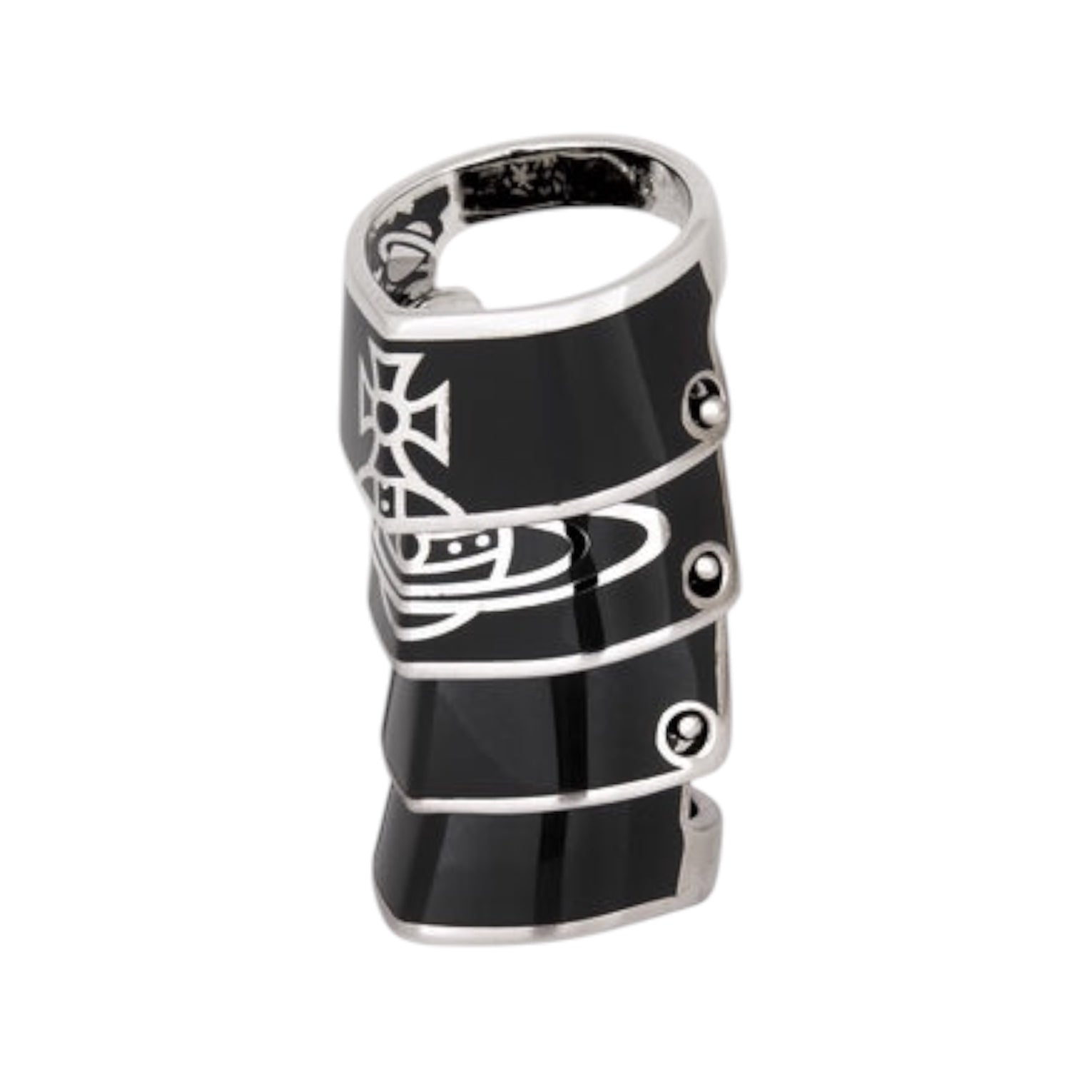 Nana Detail Armour Armor Ring (Gold & Black)