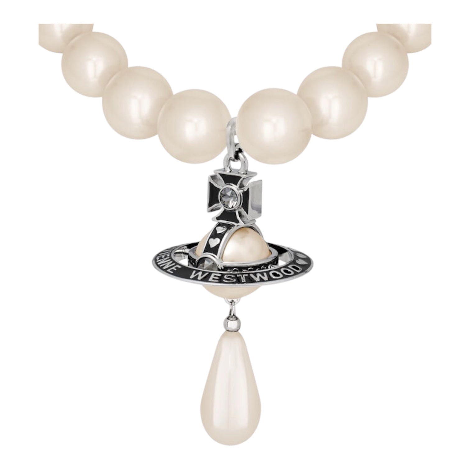 Nana Pearl Jumbo Necklace (Gold & Black)