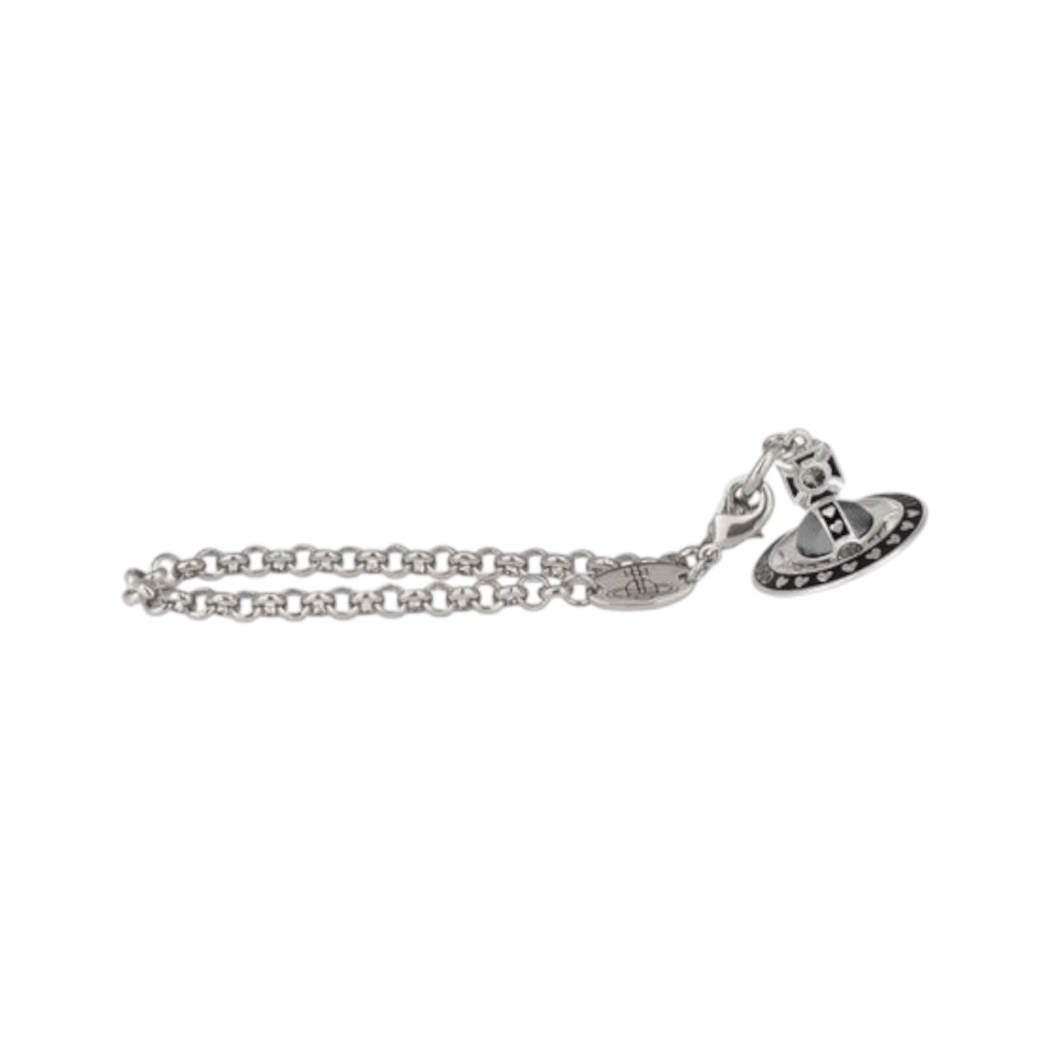Nana Mini Glass Orb Bracelet (Gold & Black)