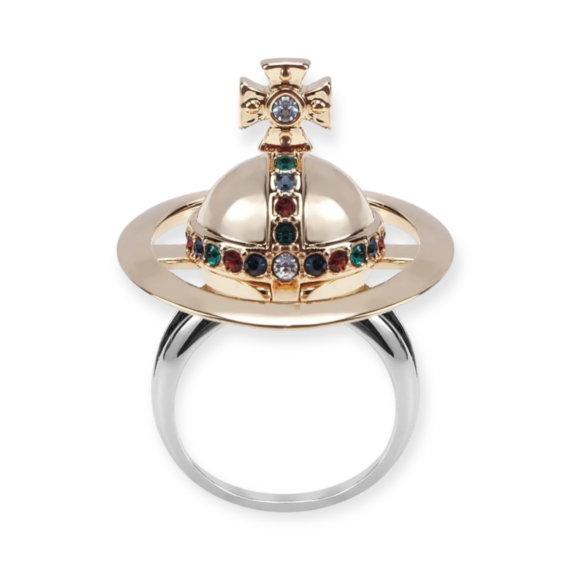 Opening Locket Orb Pendant Ring Gold & Silver (2 colors)