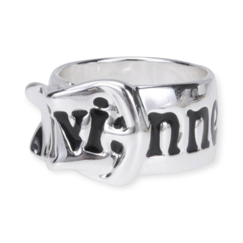 Belt Buckle Ring Gold & Silver (2 colors)