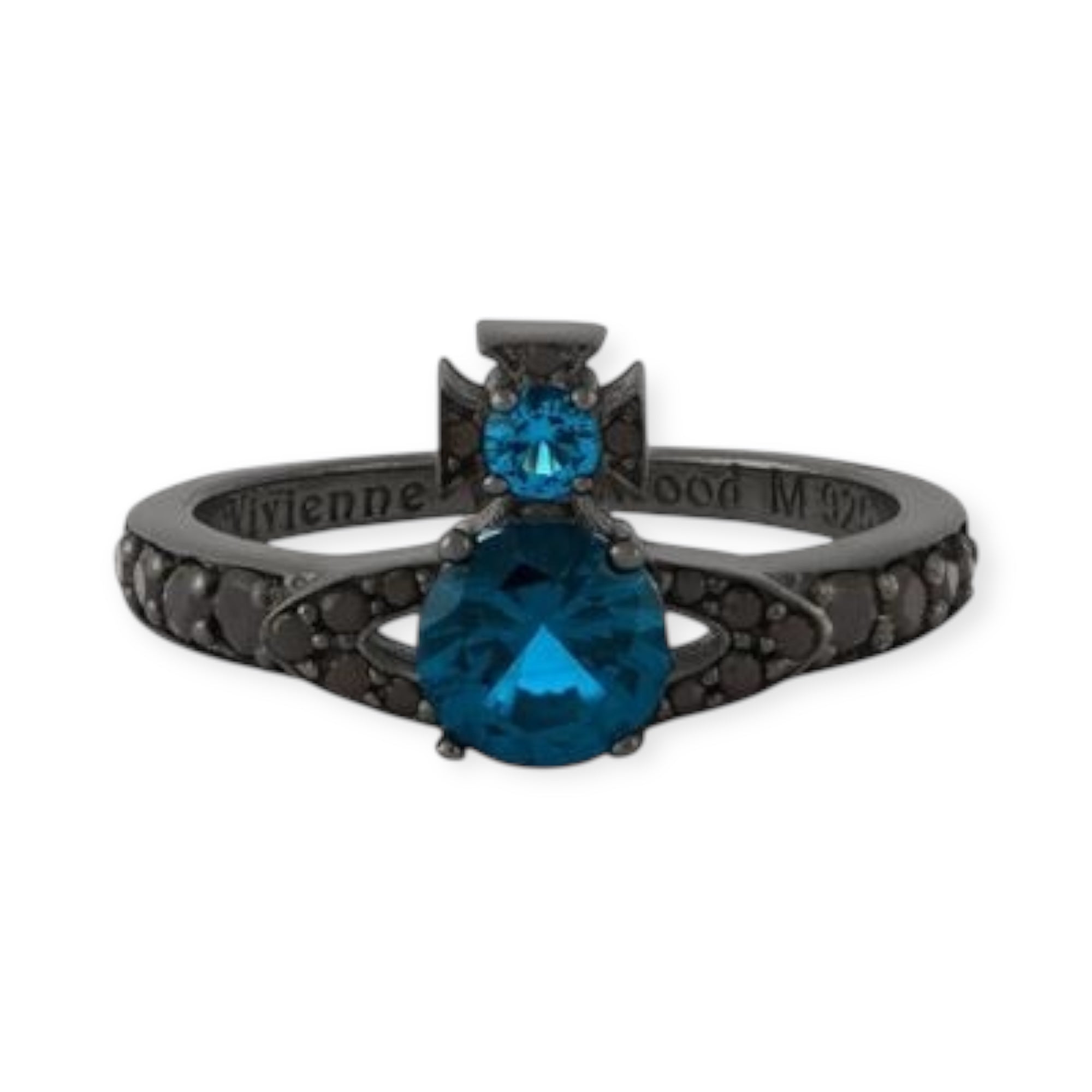 Multicolor Gem Orb Studded Encrusted Ring (8 colors)