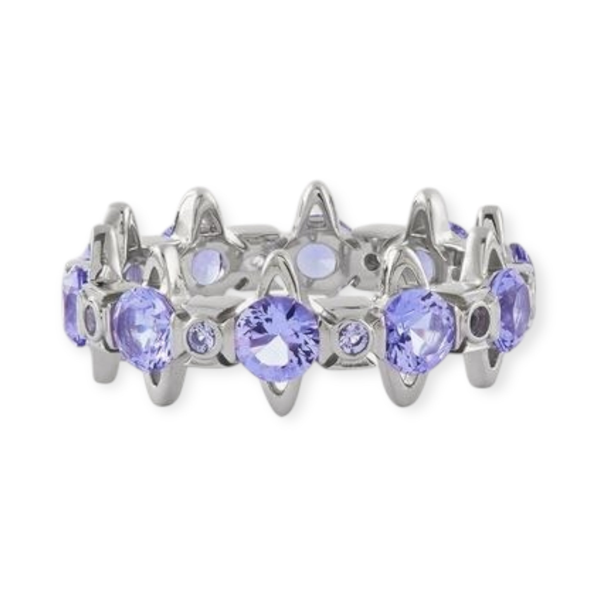 Multi Repeated Gem Orb Design Ring (5 colors)