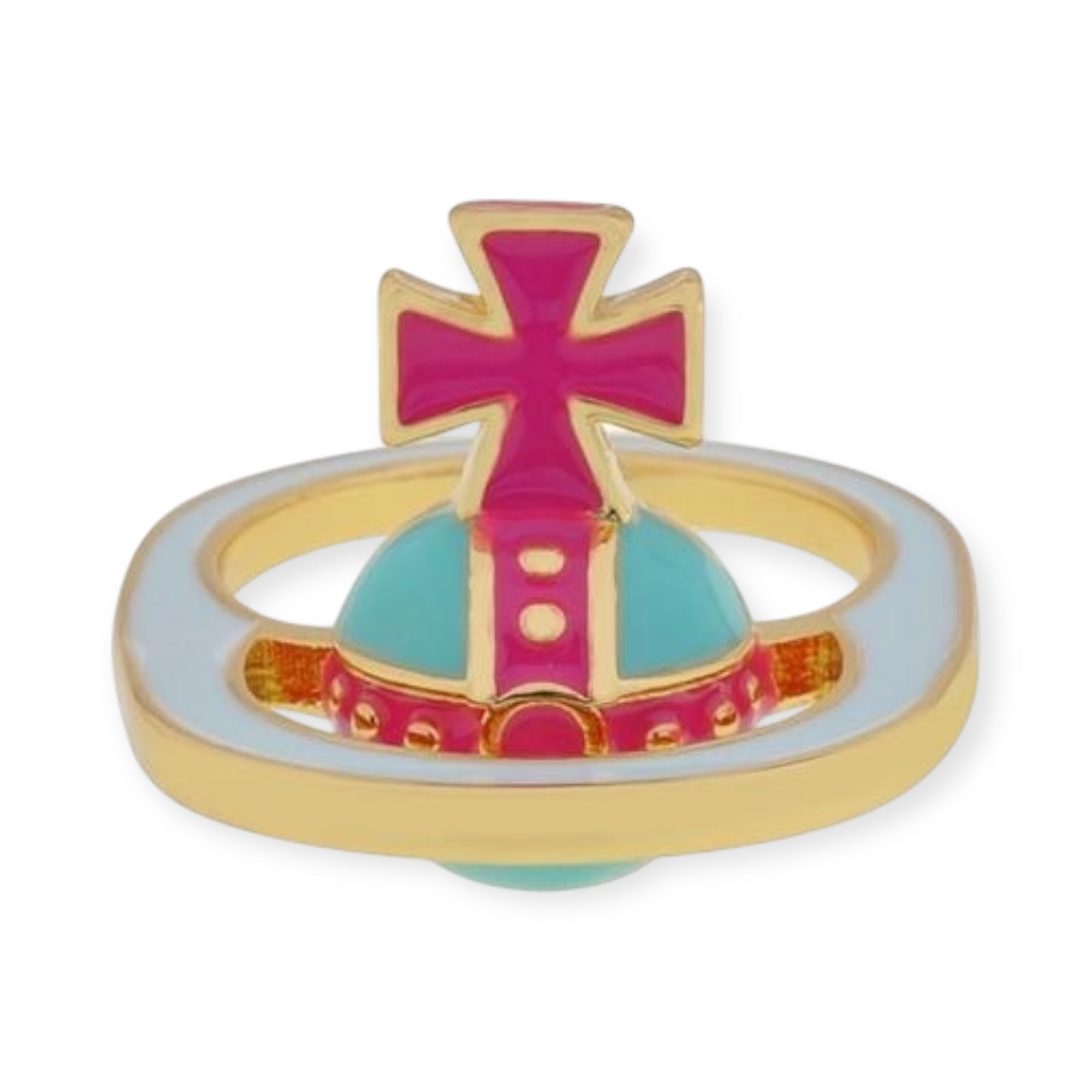 Colorful Multi Color Orb Pendant Ring (2 Colors)