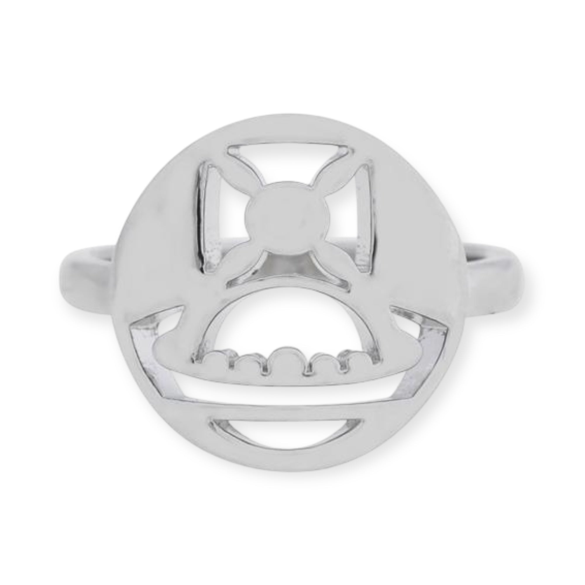 Cutout Orb Design Gold & Silver Ring (2 Colors)