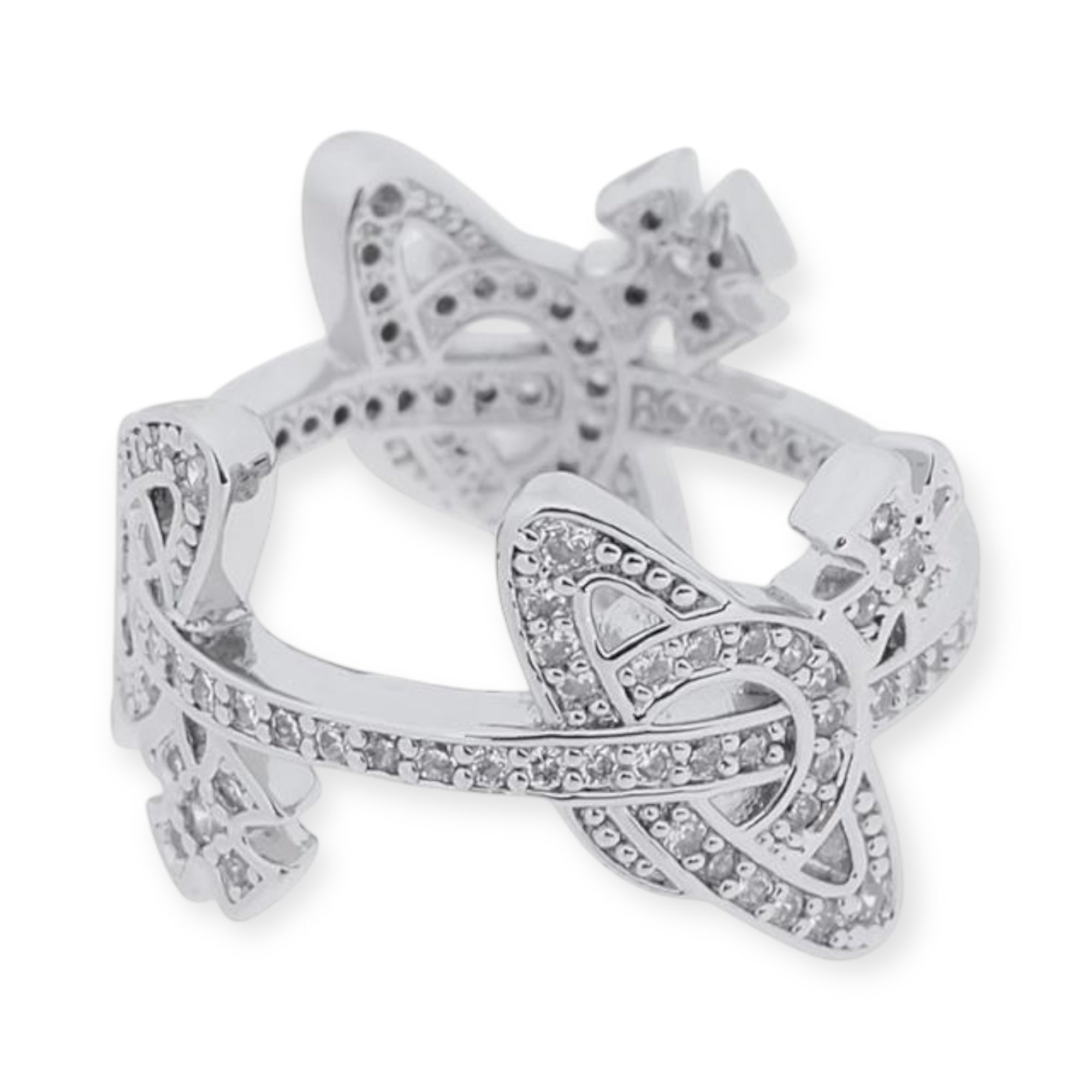 Multi Orb Gem Studded Orbit Design Ring (4 Colors)