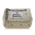 Quilted Orb Monogram Off White Crossbody Bag